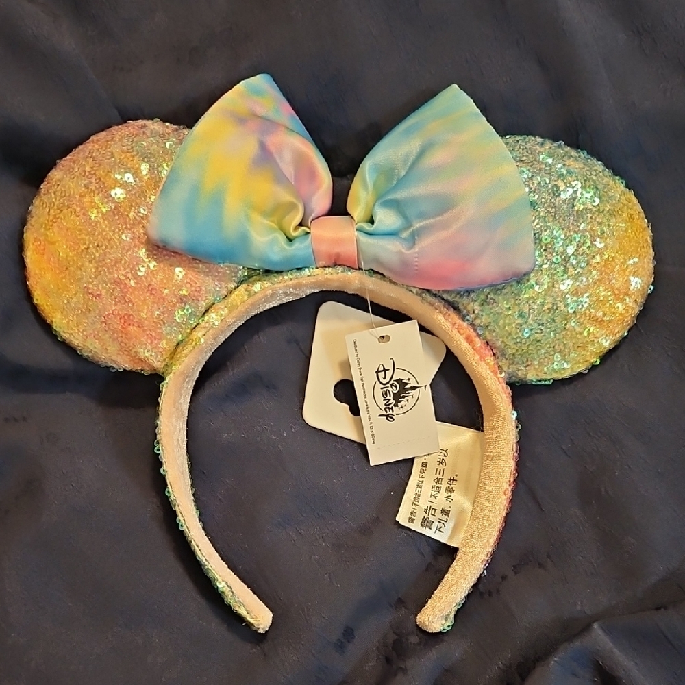 NWT Pastel Tie Dye Disney Ears